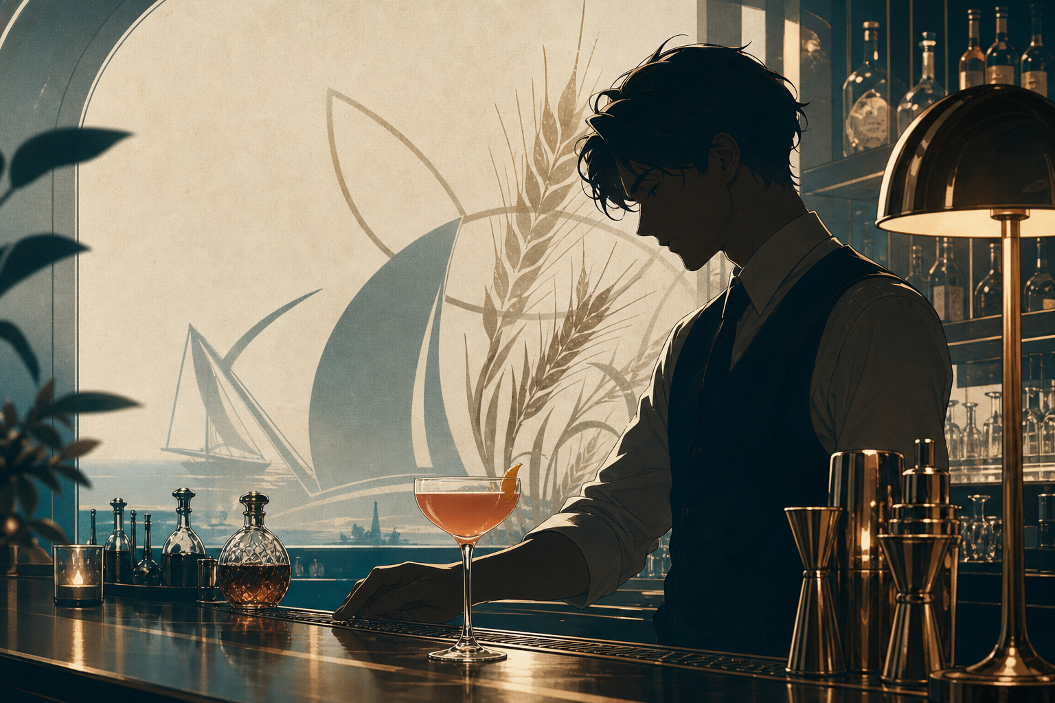 The Caravel 抖音运营助手视觉插画